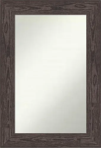 Miniatura 146 de Amanti Art Espejo personalizado, espejo de baño negro puente, espejo de pared o espejo de tocador de baño sobre el fregadero (26 x 26 pulgadas)