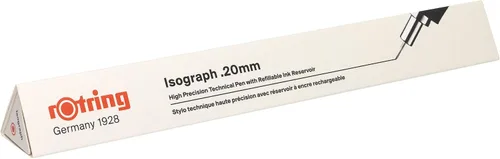 Miniatura 4 de Rotring Isograph Plumas para dibujo técnico. Juego de 3 unidades, Marrón