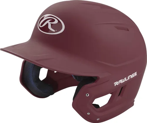 Miniatura 23 de Rawlings Casco de bateo de béisbol MACH Mate Tallas JR y SR Múltiples colores bermellón brillo
