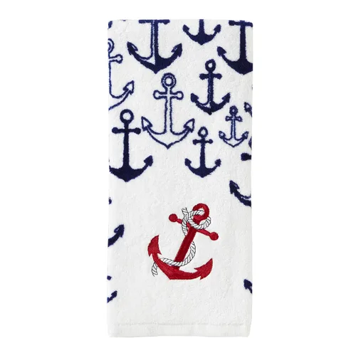 Miniatura 3 de SKL Home Americana Anchor - Juego de toallas de mano, 16 x 25 pulgadas, paquete de 2