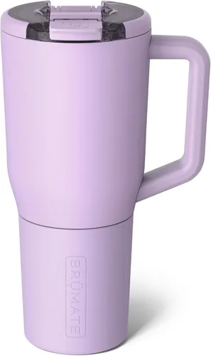 Miniatura 37 de BrüMate Müv – Taza de café térmica de 25 onzas, 100% a prueba de fugas, con asa y tapa, taza de café de acero inoxidable para viaje, taza de café