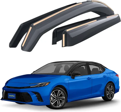 Miniatura 22 de Goodyear Shatterproof in-Channel Window Deflectors for Toyota RAV4 2019-2025, Rain Guards, Window Visors for Cars, Vent Deflector, Car Accessories