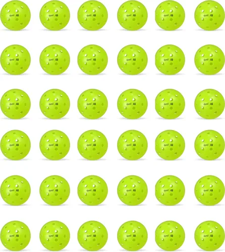 Miniatura 5 de DWELL Elite - Pelotas de pickleball de 40 agujeros, resistentes a las grietas, para deportes de pickleball al aire libre, pelota oficial de todo