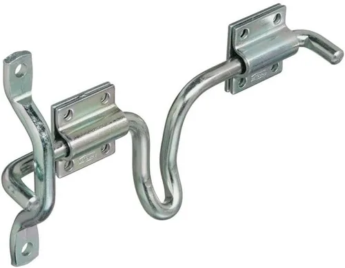 Miniatura 6 de National Hardware N160-747 V1135 - Pestillo de puerta de perno deslizante para puertas de metal para valla al aire libre con acabado chapado