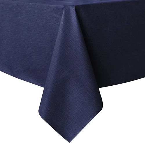Miniatura 31 de sancua - Mantel rectangular de PVC 100 % impermeable, 54 x 54 pulgadas, vinilo a prueba de aceite, derrames, fácil de limpiar con un paño, para Beige