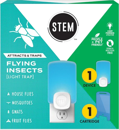 STEM Trampa para insectos voladores – Atrapa moscas de la fruta para interiores y mosquitos para el hogar, cocina y cualquier habitación, atrae y