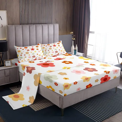 Miniatura 15 de Juego de sábanas con temática de camping feliz, juego de ropa de cama de viaje para niños, niñas, niños, adolescentes, decoración de dormitorio