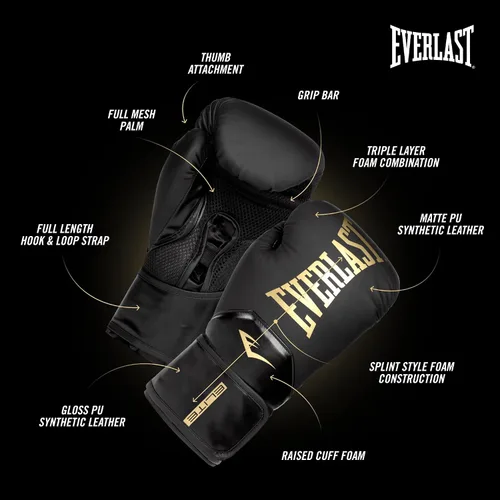 Miniatura 4 de Everlast Guantes de boxeo Elite 2 Dorado