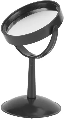 Miniatura 5 de Espejo cóncavo convexo, prisma triple transparente alto con soporte para educación física y experimento de espectro de luz