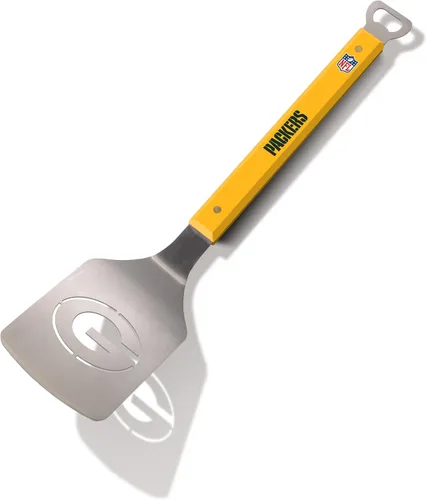 Miniatura 23 de YouTheFan NFL Sportula (espátula) de acero inoxidable de 18 pulgadas con abrebotellas