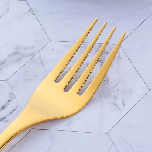 Miniatura 5 de Buyer Star Utensilios para servir ensaladas, acero inoxidable de 10 pulgadas de mango largo, para bufé, fiesta, catering, cucharas