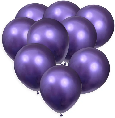 Miniatura 20 de Paquete de 50 globos de color azul claro, globos de látex azul bebé de 12 pulgadas, paquete de globos para cumpleaños, bodas, baby showers