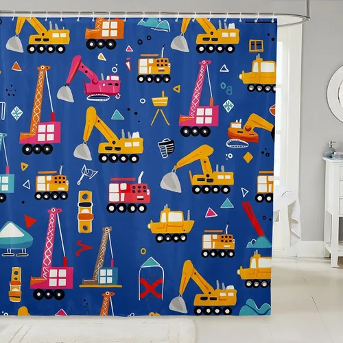 Miniatura 10 de Erosebridal Cortina de ducha para decoración de baño, con estampado de leones y rosas, para niños, adolescentes, niños, niñas, habitación del hogar