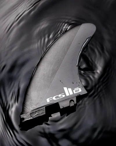 Miniatura 5 de FCS II Mick Fanning Neo Carbon - Tres aletas grandes de carbono, color negro y carbón, diseñadas para potencia, velocidad y respuesta rápida, ideal