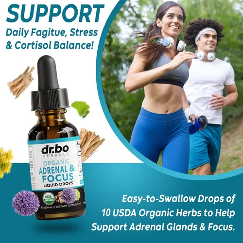 Miniatura 5 de Zeolite Detox & Suprarrenal Focus Support – Clinoptilolita Zeolita para niños y adultos Gotas líquidas con vitaminas B12 y D – Suprarrenal orgánico