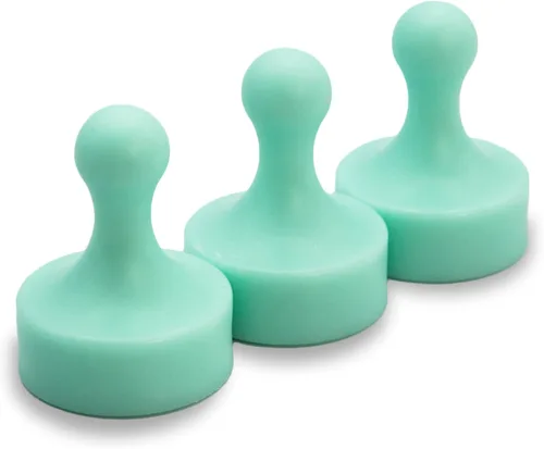 Miniatura 36 de GLASSBOARD STUDIO Potentes imanes de neodimio, en forma de peón, fuerte imán para nevera/refrigerador y pizarra blanca, ideal para oficina, cocina