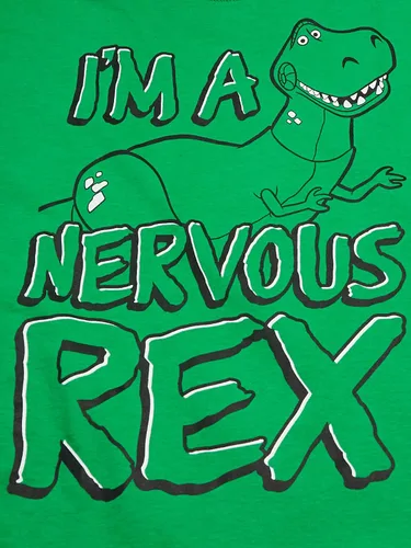 Miniatura 2 de Disney Toy Story Nervous Rex Graphic Camiseta para hombre