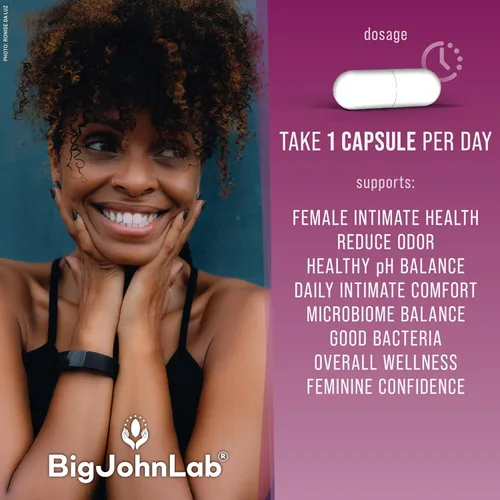 Miniatura 5 de BIGJOHNLAB® - Probióticos vaginales para mujer – Balance de PH, control de olores, levadura, microbioma y salud femenina – 6B UFC, raíz de regaliz