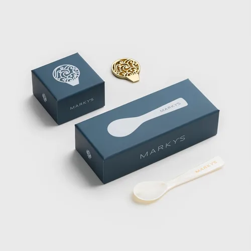 Miniatura 7 de MARKY'S Juego de regalo de caviar caspio – 1 oz / 28 g (paquete de 3) x Beluga Hybrid Caviar, Privat Stock Almas Osetra, Osetra Royal Amber Caviar