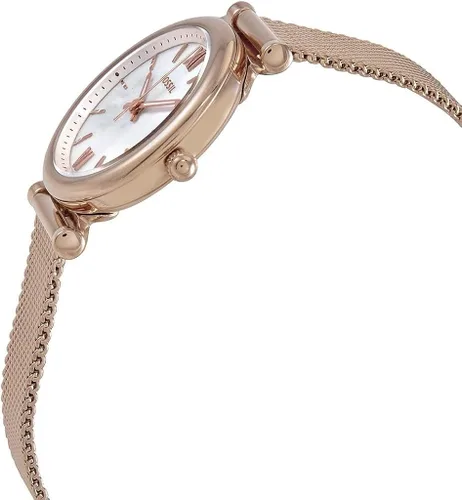 Miniatura 6 de Fossil Carlie Mini Reloj casual de cuarzo de acero inoxidable para mujer