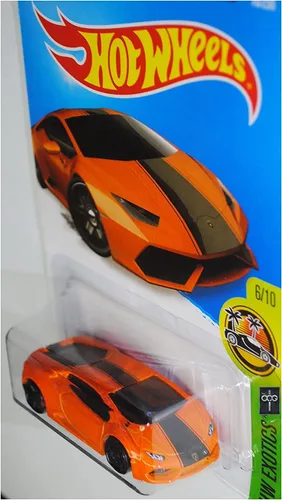Miniatura 3 de Hot Wheels 2016 HW Exotics Lamborghini Huracan LP610-4 76/250, naranja