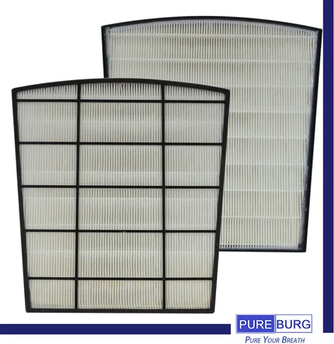 Miniatura 4 de PUREBURG Juego de filtros HEPA de repuesto compatible con LP-HF550 LP-PF150 para purificador de aire multihabitación LP550TH Bali, carbón activado