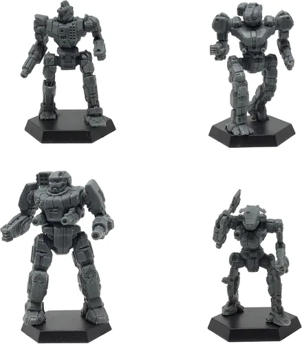 Miniatura 4 de Catalyst Game Labs BattleTech Mini Force Pack: Inner Sphere Heavy Lance, gris