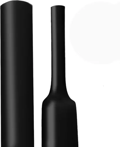 Miniatura 48 de XHF Tubo termorretráctil blanco impermeable de 1/4 de pulgada 3:1 con certificación UL, 20 pies, cable de alambre de grado marino, sellado