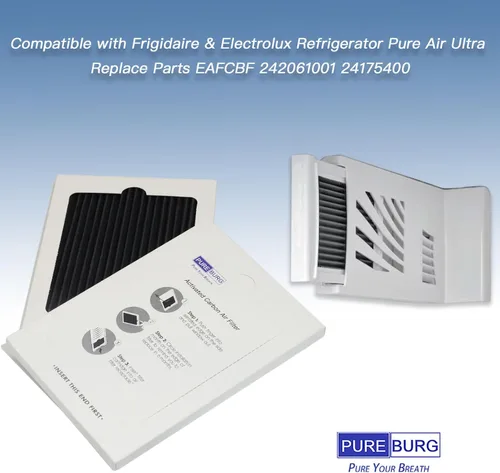 Miniatura 3 de PUREBURG PAULTRA Filtro de repuesto para refrigerador compatible con Frigidaire y Electrolux Pure Air Ultra, piezas de repuesto EAFCBF 242061001
