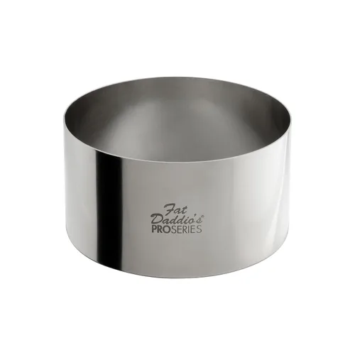 Miniatura 16 de Fat Daddio's Anillo redondo de acero inoxidable para pasteles y pastelería, 2 x 0.75 pulgadas