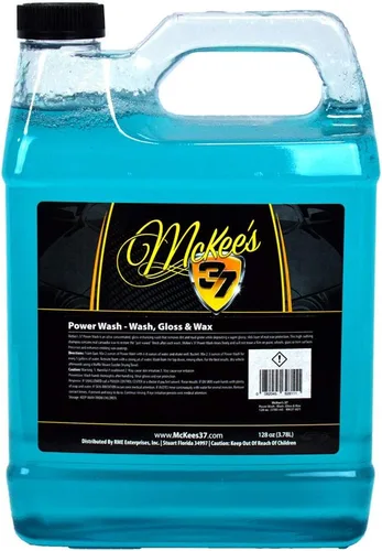 Miniatura 2 de McKee's 37 Power Wash & Wax (jabón de espuma para automóviles y barcos), 32 onzas.