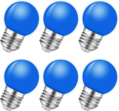 Miniatura 9 de Bombilla de luz nocturna, bombillas LED de 1 W, bombillas G14 G45 E26, bombillas de ahorro de energía, equivalente a 5 W, blanco frío de 6500 K
