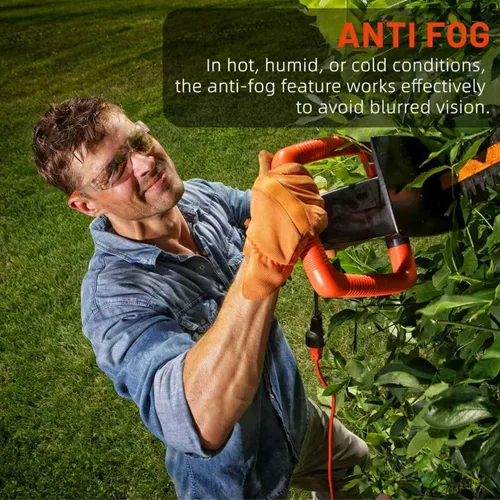 Miniatura 7 de Salfboy Anti Fog Wraparound Safety Glasses Bulk, ANSI Z87.1 Certified for Construction, Yard Work, Laboratories