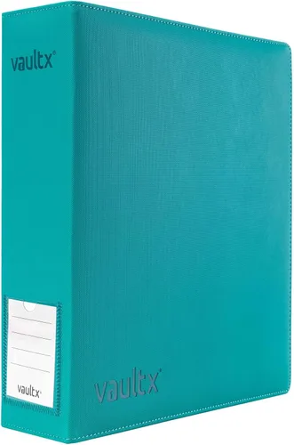 Miniatura 13 de Vault X Carpeta delgada de anillas, 540 tarjetas, se adapta a 9 páginas de bolsillo, material Exo-Tec, carpeta de 3 anillos en D, para tarjetas