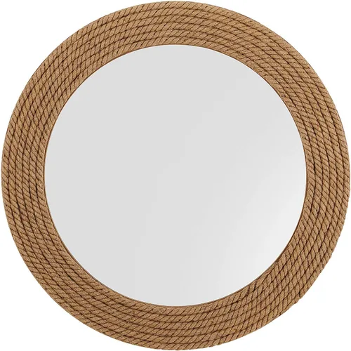 Miniatura 10 de Nagina International Decoración de pared náutica prémium hecha a mano con cuerda de espejo acentuado Regalos y coleccionables de decoración