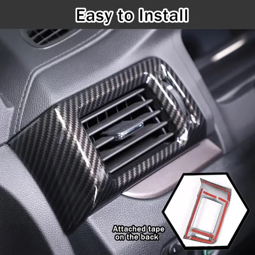 Miniatura 5 de 2 piezas de marco de ventilación lateral para Honda Pilot 2016-2022/ Ridgeline 2017-2024/ Passport 2019-2024, accesorios de cubierta de salida