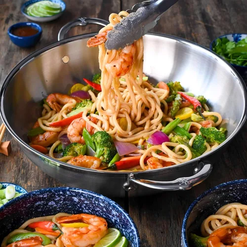 Miniatura 9 de Hestan ProBond Forged - Wok profesional de acero inoxidable con revestimiento de 14 pulgadas, compatible con inducción