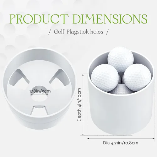 Miniatura 2 de Leitee Taza de golf para práctica de práctica de agujero verde ABS plástico para patio trasero al aire libre