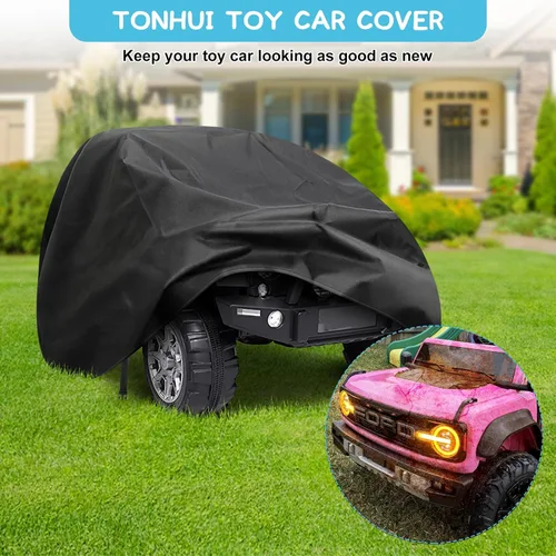 Miniatura 5 de Funda para Coche de Juguete Montable para Niños, Protección Envolvente Resistente para Exteriores para Vehículos de Juguete con Ruedas a Batería