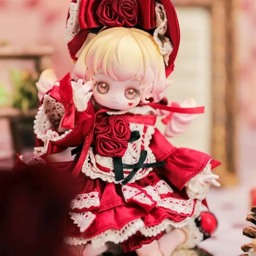 Miniatura 7 de CALEMBOU BJD - Caja ciega de la serie Tesoros Vintage de 5.9 in, muñeca articulada de bola, linda muñeca de vestir con articulaciones, colección
