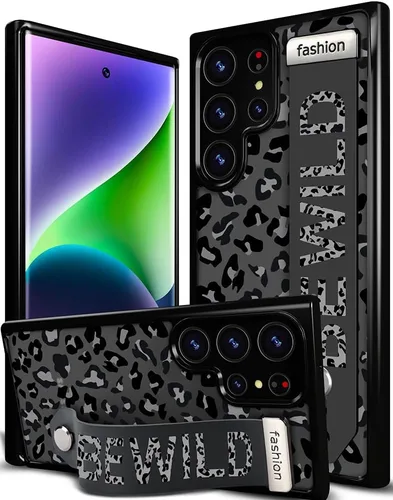 Miniatura 27 de Compatible para Samsung Galaxy S23 Funda Bonita con Correa Soporte Dedo Kickstand, Fundas de Silicona Geniales de Diseñador Funda Cover - Mariposa