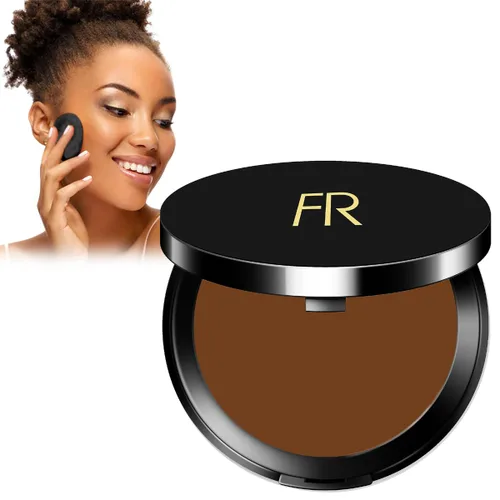 Miniatura 17 de Flori Roberts - Base de maquillaje de crema a polvo, cobertura completa para mujeres de color o tonos de piel más profundos, maquillaje de larga