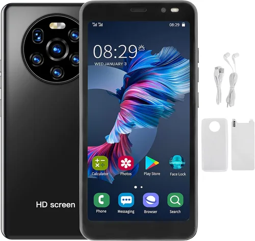 Miniatura 7 de VBESTLIFE Teléfono inteligente Android desbloqueado, 4GB+512MB, con pantalla de 5.45 pulgadas, cámara trasera de 2MP, 3G Dual Card Dual Standby
