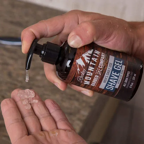 Miniatura 10 de Gel de afeitado para hombre – Gel de afeitar transparente para que puedas ver dónde estás afeitando – Para afeitados completos y tensar las líneas