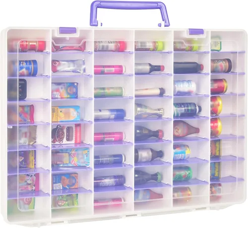 Miniatura 12 de FULLCASE Estuche coleccionista compatible con Mini Brands 5 Surprise Series 1, 2, 3, 4, Mystery Capsule, juguete coleccionable en miniatura real