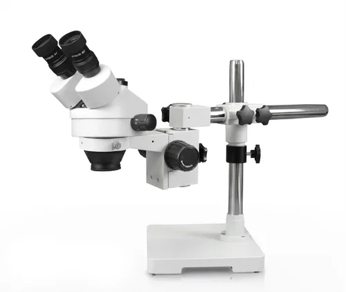 Miniatura 3 de Microscopio estéreo con zoom trinocular binocular VS-3EZ-IFR07 Ocular 10x WF Zoom 0.7X—4.5X, aumento de 3.5X—90x, lente auxiliar 0.5X y 2X