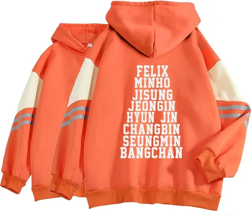 Miniatura 14 de JUNG KOOK SKZ Hoodie Hyunjin, Felix, Changbin, Bangchan Sweatshirt Shirt Skz Merch for Women