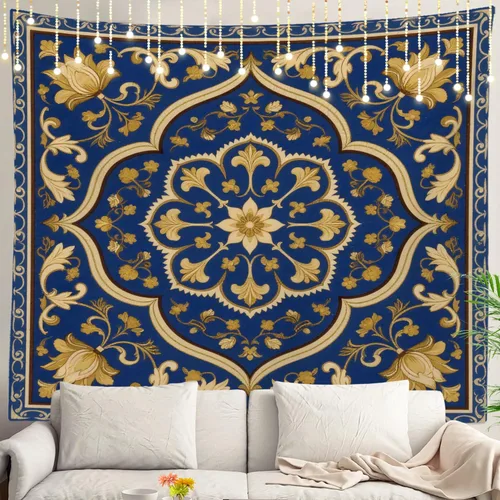 Miniatura 59 de Shrahala Circles Tapestry, Abstract Art With Various Circles Wall Hanging Hd Print Polyester Backdrop For Dorm Room Bedroom 30 X 40 In