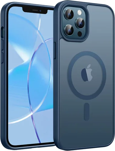 Miniatura 93 de FNTCASE Funda para iPhone 13 Pro: Fundas magnéticas translúcidas mate delgadas con protector de pantalla de vidrio templado