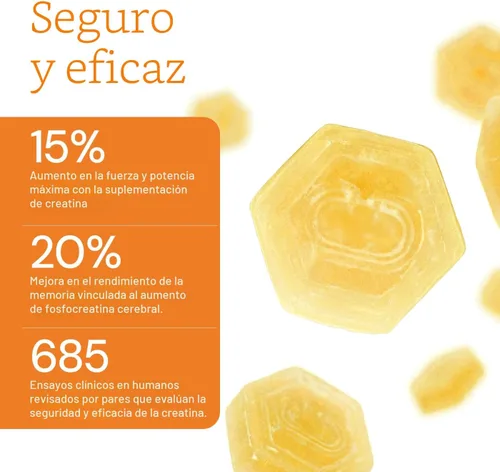 Miniatura 8 de Create Gomitas de Monohidrato de Creatina para Hombres y Mujeres, Mejora el Enfoque, la Fuerza y la Resistencia, Fórmula Anti-Derretimiento